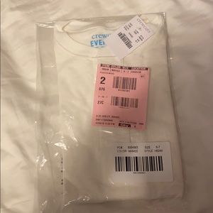 J Crew boys white tee